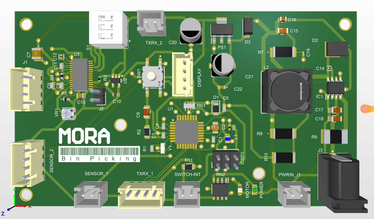 Bin Picking Robot Gripper PCB